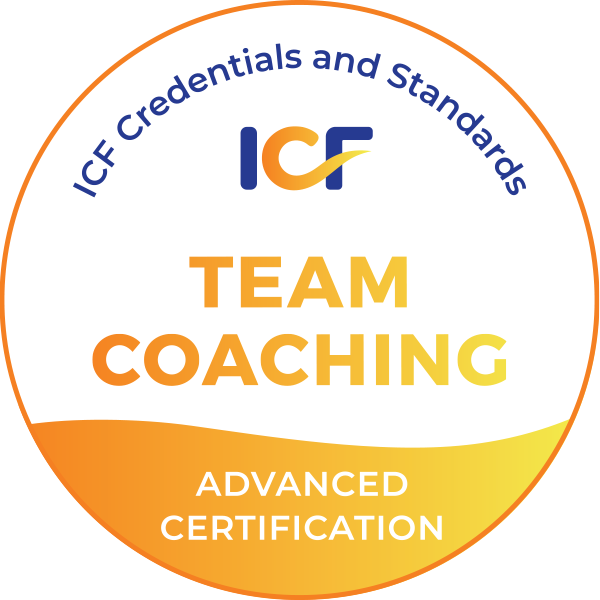 ICF ACTC badge (Advanced Certification in Team Coaching)